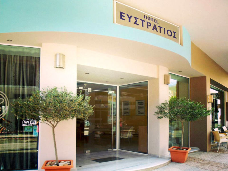 Efstratios Hotel Loutrá Edipsoú Eksteriør bilde