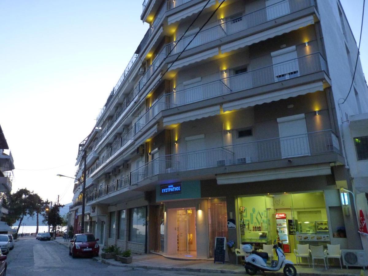 Efstratios Hotel Loutrá Edipsoú Eksteriør bilde